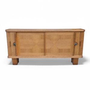 Buffet Vintage En Chêne Clair Guillerme Et Chambron