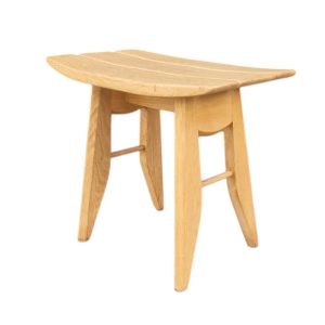 Authentique tabouret Thierry en chêne clair, Guillerme et Chambron pour Votre Maison édteur