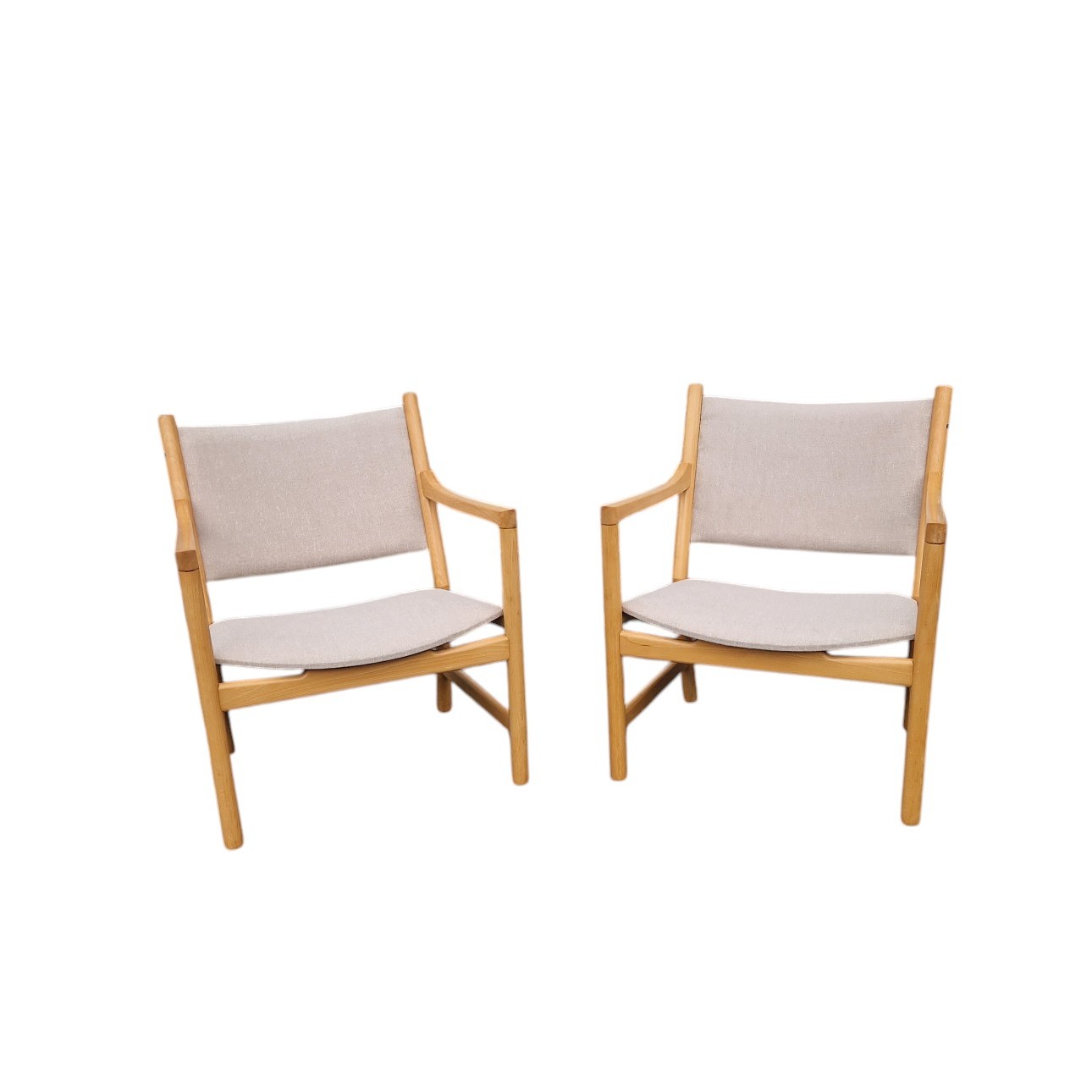 Paire de fauteuils CH 52, Hans Wegner