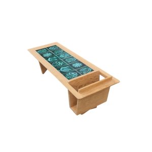 Table basse "Thibault" en chêne clair, Guillerme et Chambron