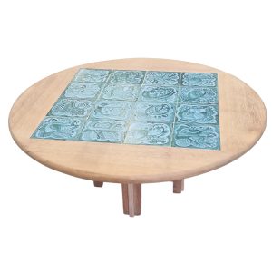 table basse en chêne clair Guillerme et Chambron , Danikowski